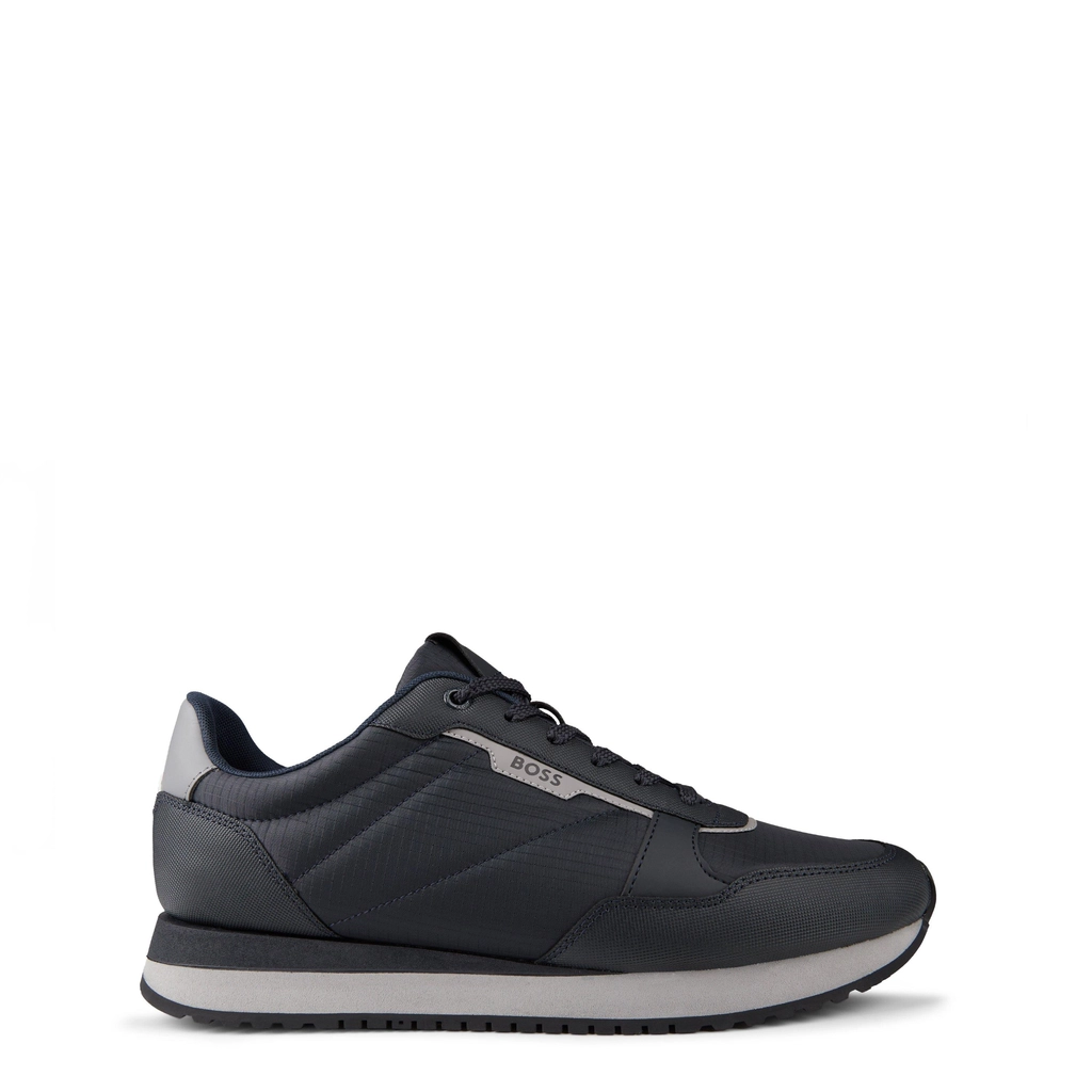 Hugo Boss Kai Runner Style Trainer - Dark Blue 402